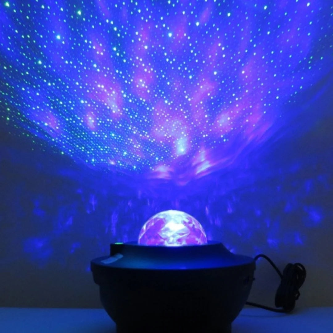 Galaxy Star Projector Night Light – Multi-Color LED with Bluetooth Music & Remote Control