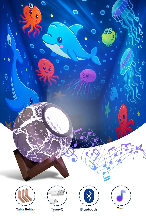 Ocean Projector Lamp β Magical Night Light for Kids