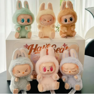 Labubu Blind Box Dolls – The Monsters Pop Mart Vinyl Face Macaron Bag Doll Pakistan – Assorted Color – 15cm