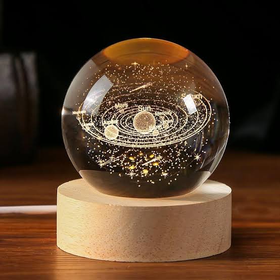 Crystal LED Lamp β Celestial Light for Magical Spaces