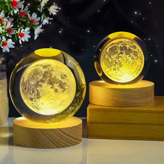 Crystal LED Lamp β Celestial Light for Magical Spaces