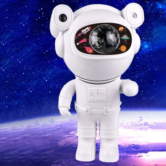 Astronaut Galaxy Projector – LED Star Night Light with Rotating Nebula