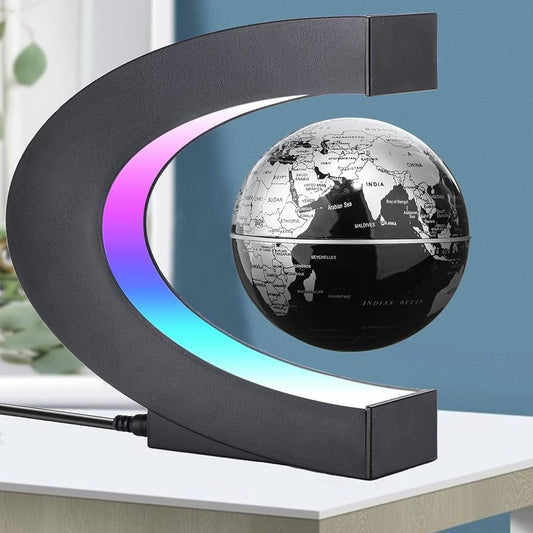 Levitating Globe with LED Light