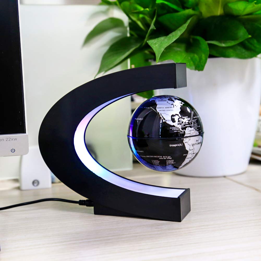 Levitating Globe with LED Light