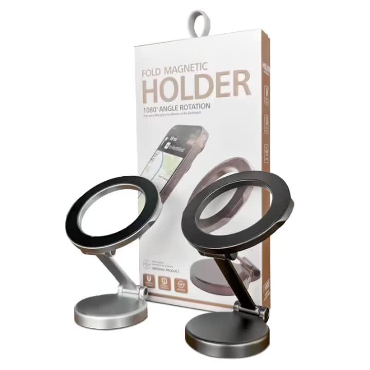 Fold Magnetic Phone Holder | 1080° Angle Rotation | Universal Magnetic Stand