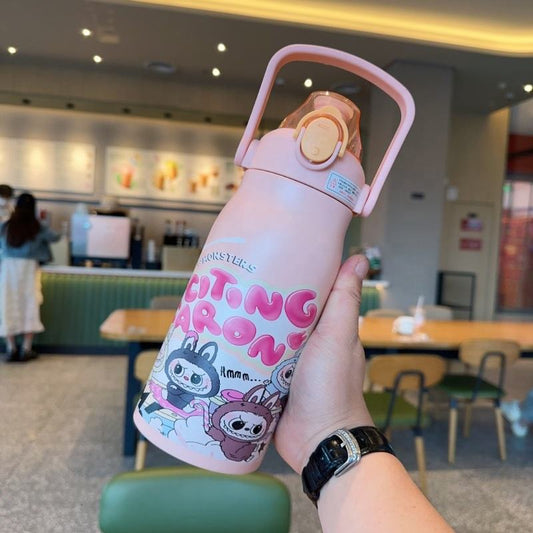 Cute Cartoon Stainless Steel Thermal Bottles & Tumblers – Multiple Designs