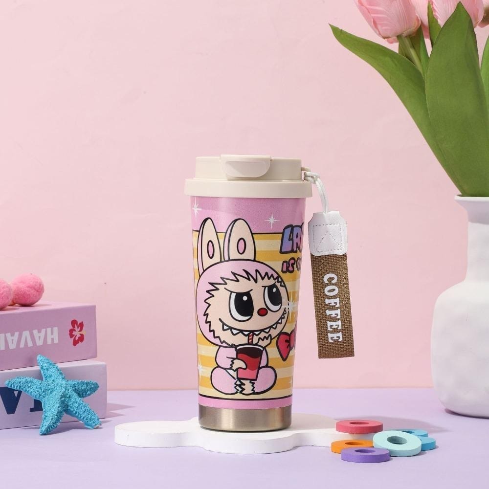 Cute Cartoon Stainless Steel Thermal Bottles & Tumblers – Multiple Designs