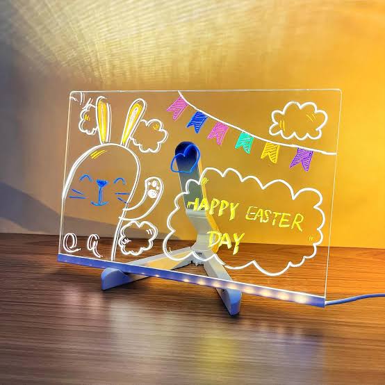 LED Glow Message Board – Creative Writing & Drawing Tablet with Colorful Lights
