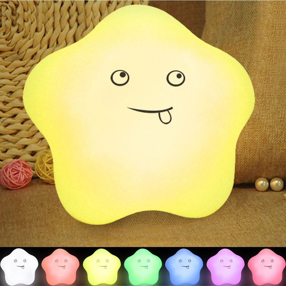 Soft Silicone Star Lamp for Kids & Babies