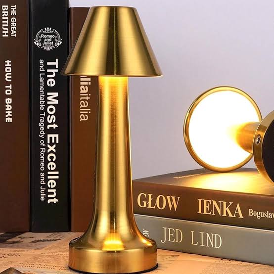 Modern Golden Touch LED Lamp – Elegant Ambient Table Light