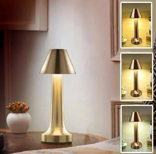 Modern Golden Touch LED Lamp – Elegant Ambient Table Light
