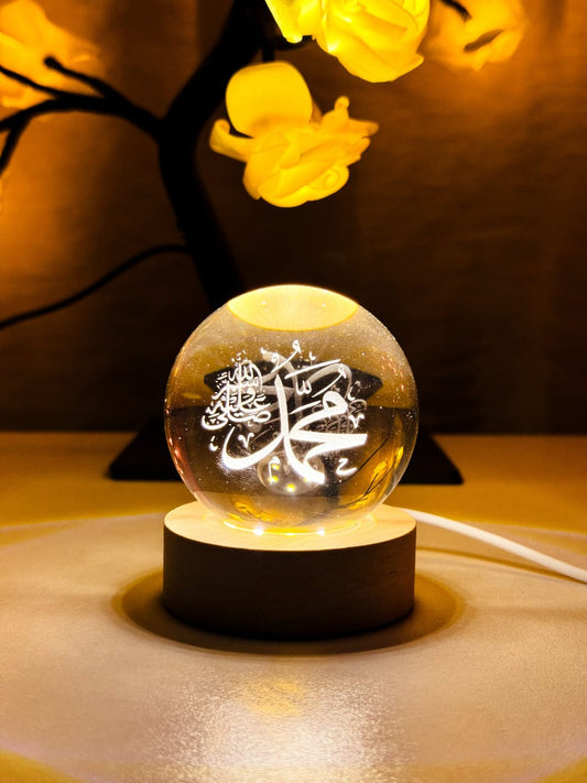 Crystal LED Lamp – Celestial Light for Magical Spaces