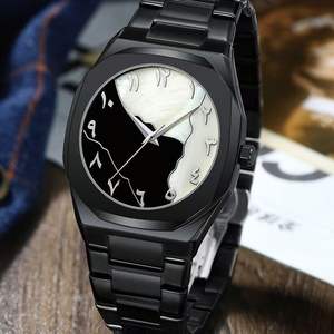 Arabic Numeral Classic Wrist Watch – Black & White Variants