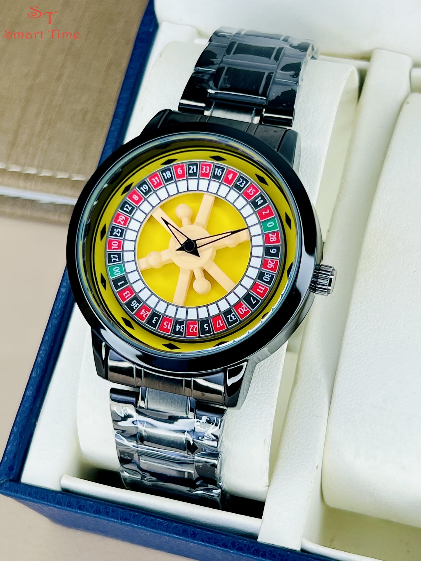 Arabic Numeral Classic Wrist Watch – Black & White Variants