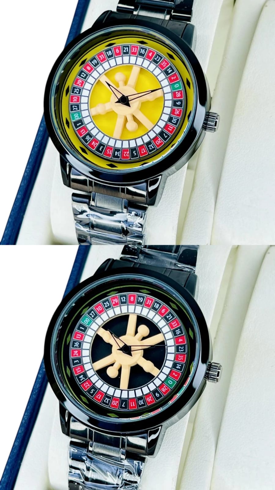 Arabic Numeral Classic Wrist Watch – Black & White Variants
