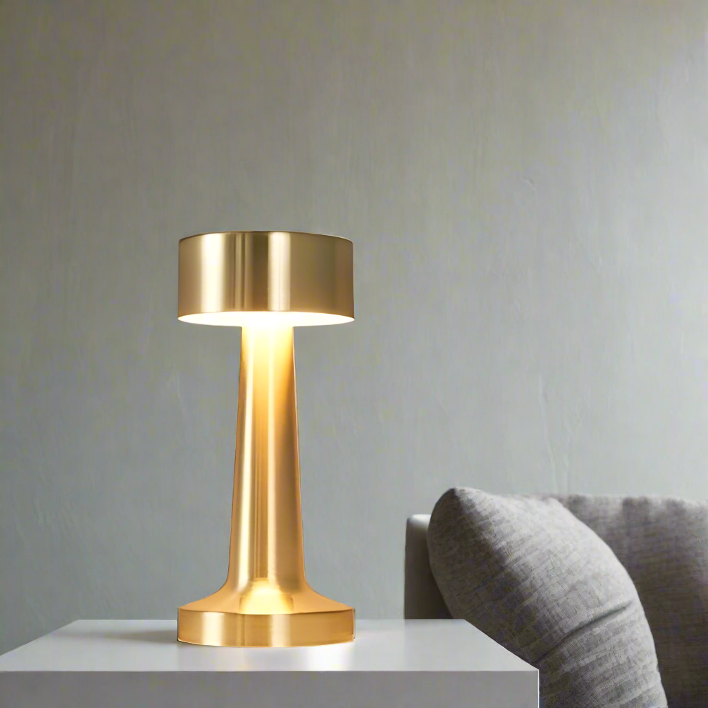 Modern Golden Touch LED Lamp – Elegant Ambient Table Light