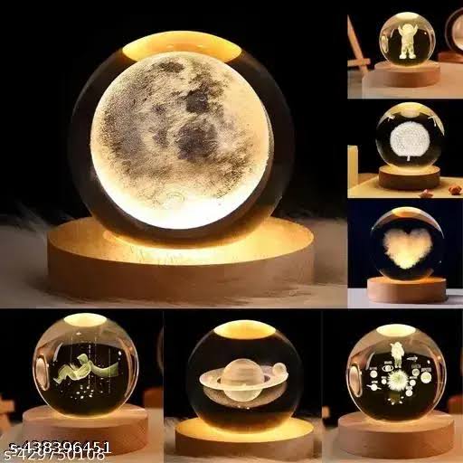 Crystal LED Lamp β Celestial Light for Magical Spaces