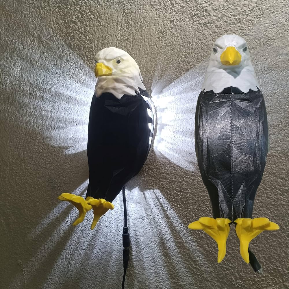 🦅 3D Eagle LED Wall Light