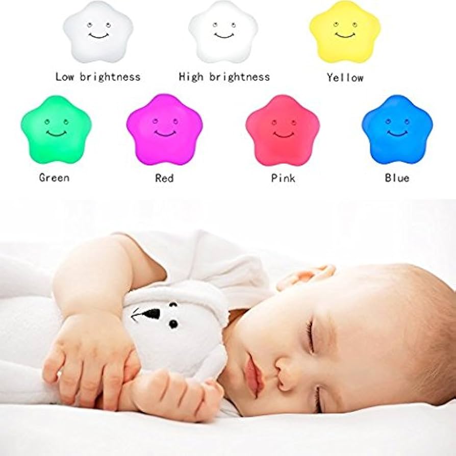 Soft Silicone Star Lamp for Kids & Babies