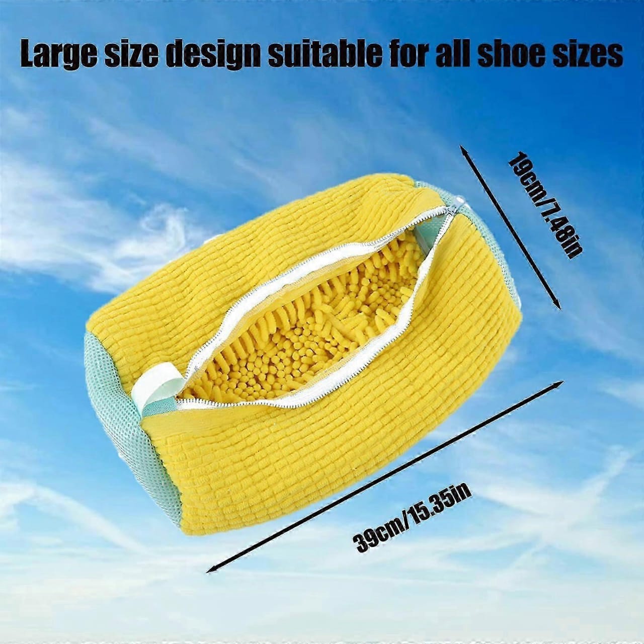 Reusable Shoe Cleaning Cover – Washable Shoe Protector & Floor Mop Slippers