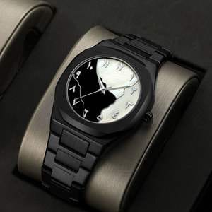 Arabic Numeral Classic Wrist Watch – Black & White Variants