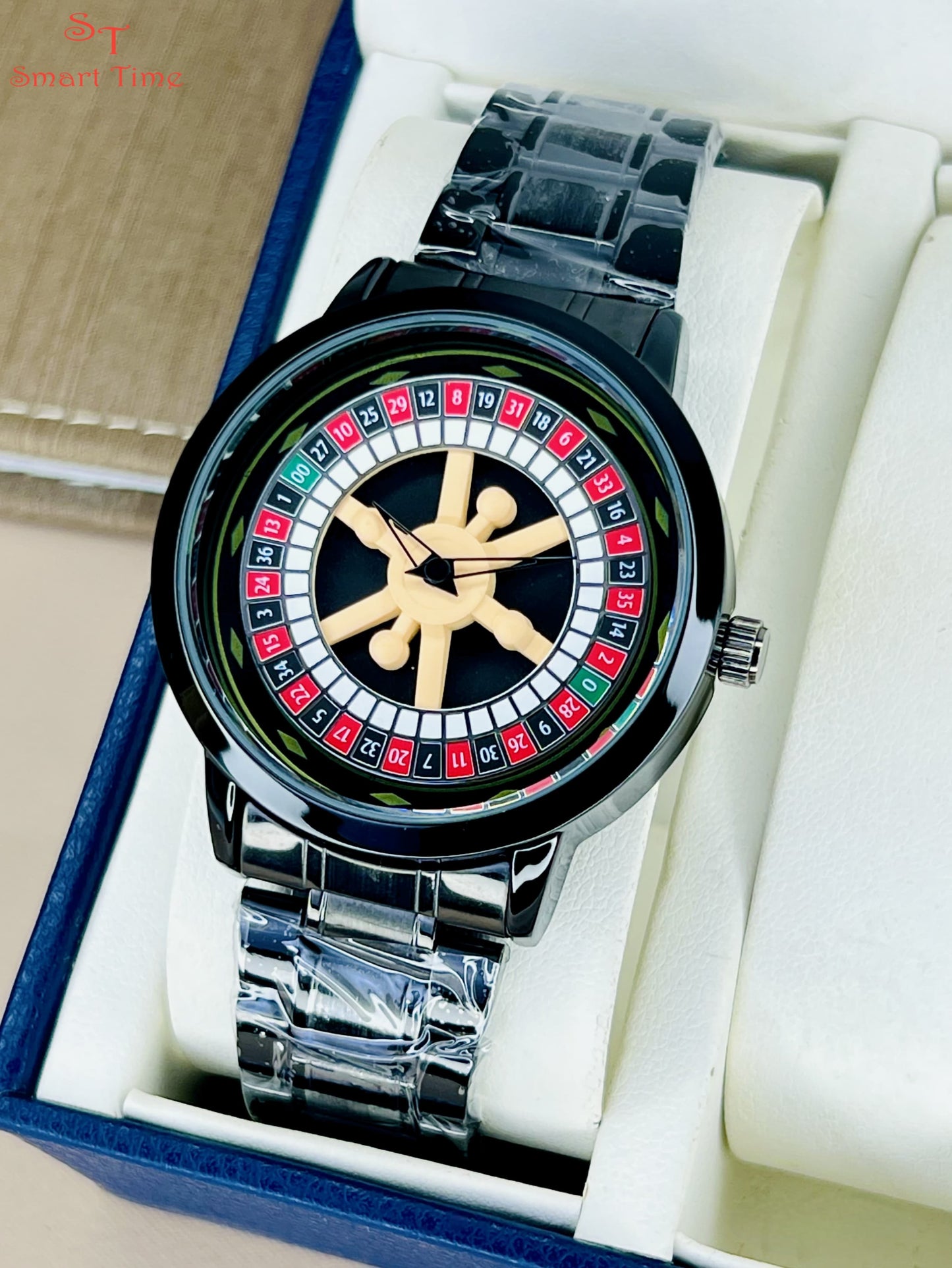 Arabic Numeral Classic Wrist Watch – Black & White Variants