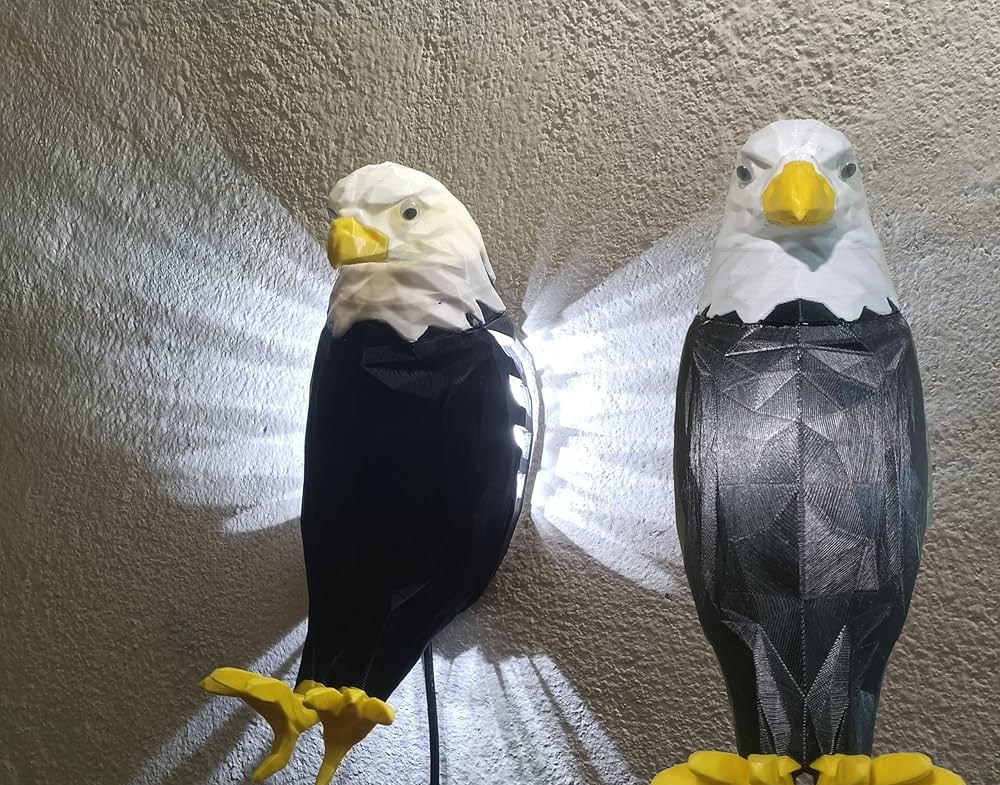 🦅 3D Eagle LED Wall Light